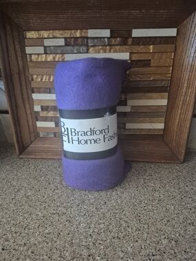 The Bradford Exchange Purple Plush Throw Blanket 50x60